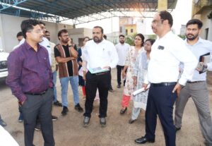 प्रमुख सचिव सोनमणि बोरा ने एसटीपी प्लांट और पीएमई-बस डिपो का किया अवलोकन…..